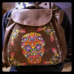Montana West NWT Embroidered Sugar Skull